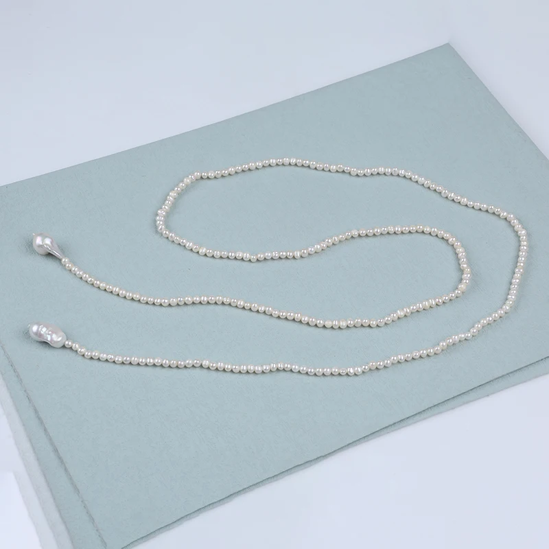 Натуральный белый черный 4-5 мм картофель пресноводный жемчуг барокко кулон ожерелье для продажи