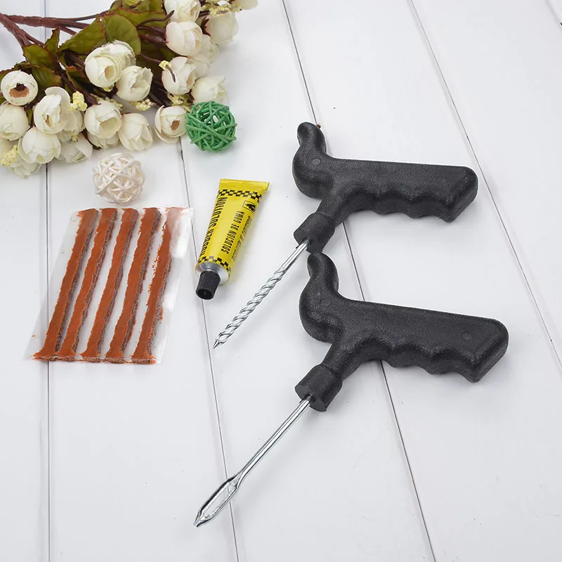 Оптовая продажа, инструменты для аварийного ремонта бескамерных шин, универсальный набор для ремонта автомобильных шин