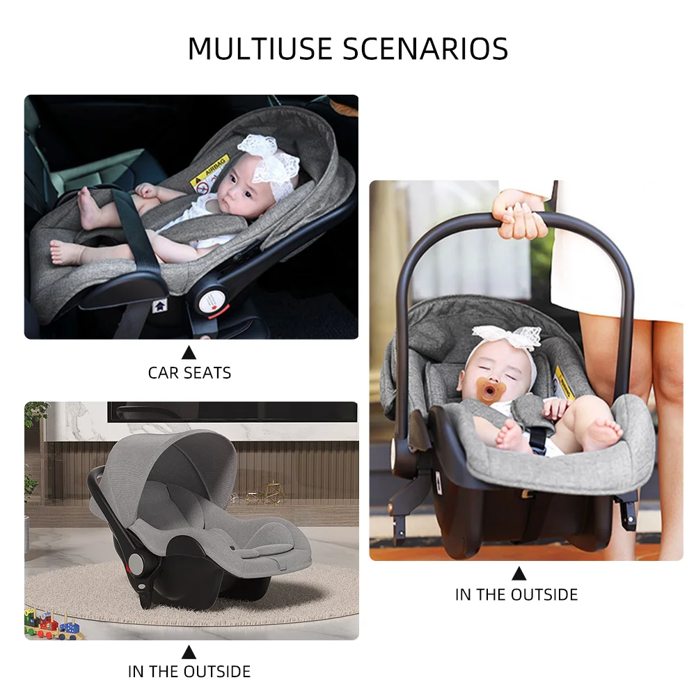 Hot Sale Multifunction Gray Baby Car Seat for Newborn