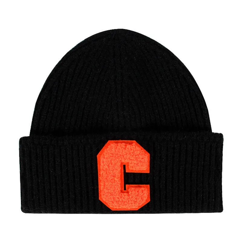 Fashion customized high quality jacquard beanie winter hat 3d embroidery knitted beanie hat unisex