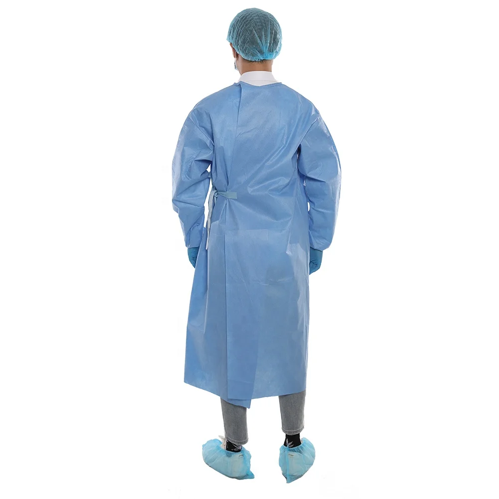 3A Medical Waterproof Operation Isolation Gown Disposable SMMS Reinforced Non-woven Fabric Level 4 Sterile Surgical Gowns