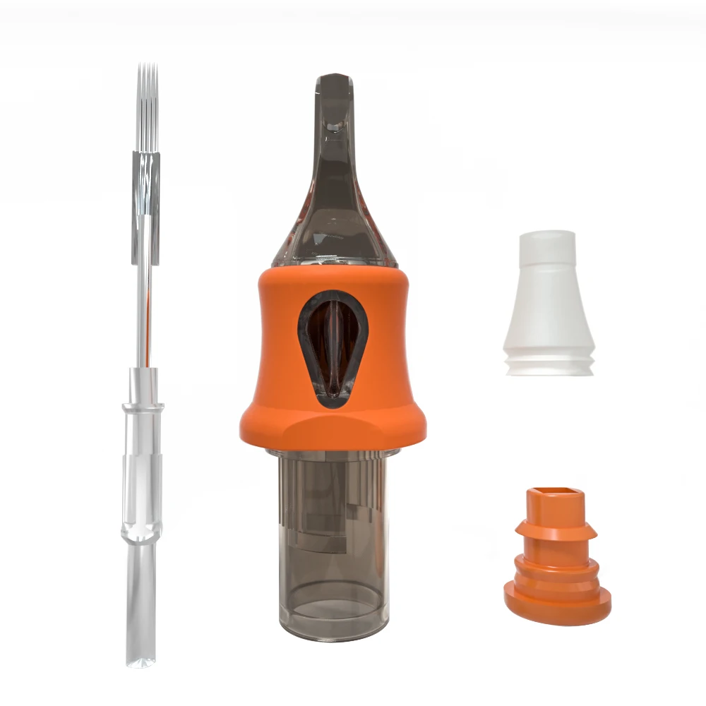 Factory hot selling Permanent 3RS RM M1 RL disposable tattoo cartridge needle with membrane E. O. Gas