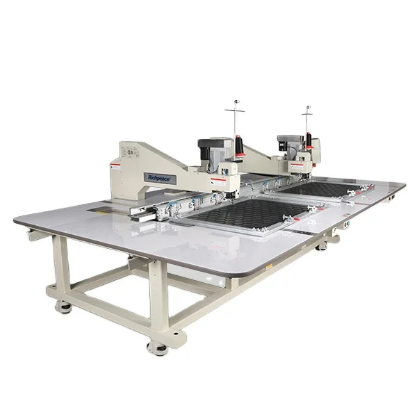 Автоматическая швейная машина с двумя головками для тяжелых материалов