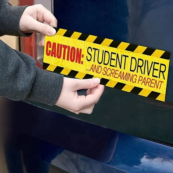 Magnetic Car Sign Cars Bumpers Magnet Sticker Van Stickers
