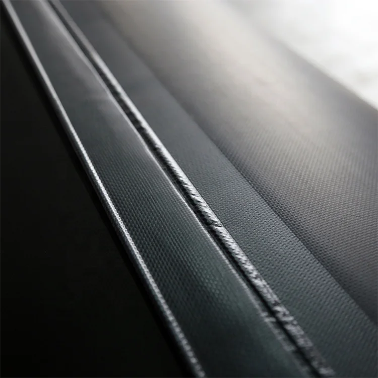 Customized 2500mm diameter black fire resistant antistatic coal mining ventilation tubes