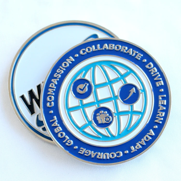 No Minimum Custom Souvenir Fan Copper Coin 3D Gold Silver Zinc Alloy Metal Europe Custom Challenge Coins