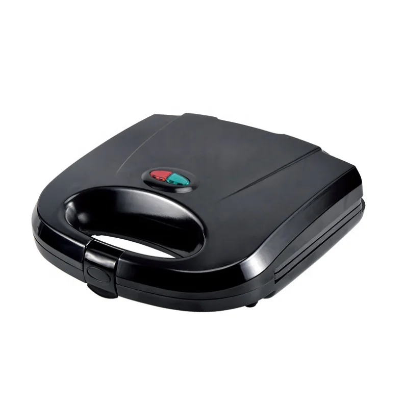 Easy Handle Portable Waffle Maker 2-Slice Square Nonstick Mini Waffle Maker