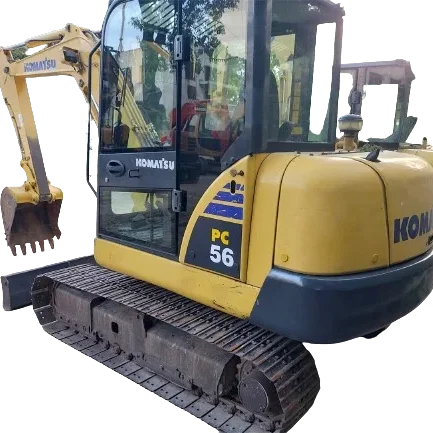 High quality good condition 5 tons 95% new PC56 Used Original Japan Made Japanese Original KOMATSU PC 56 Excavator For Sale