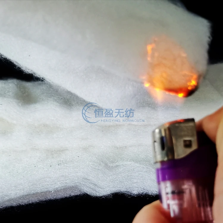 230cm 220gsm super soft CFR1633 fire barrier felt wadding quilted backing felt premium felt fabric for mattress