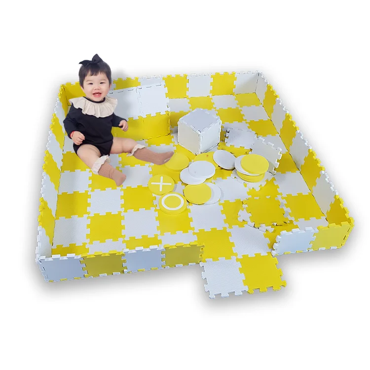 Factory Wholesale EVA Foam Mat Checkerboard Tic Tac Toe Game Custom Color