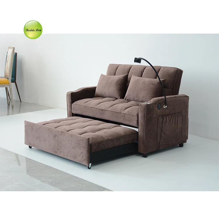 Apartment furniture metal frame foldable Sofa Cum Bed modern Folding Sofa BedLiving room kids sofa bed