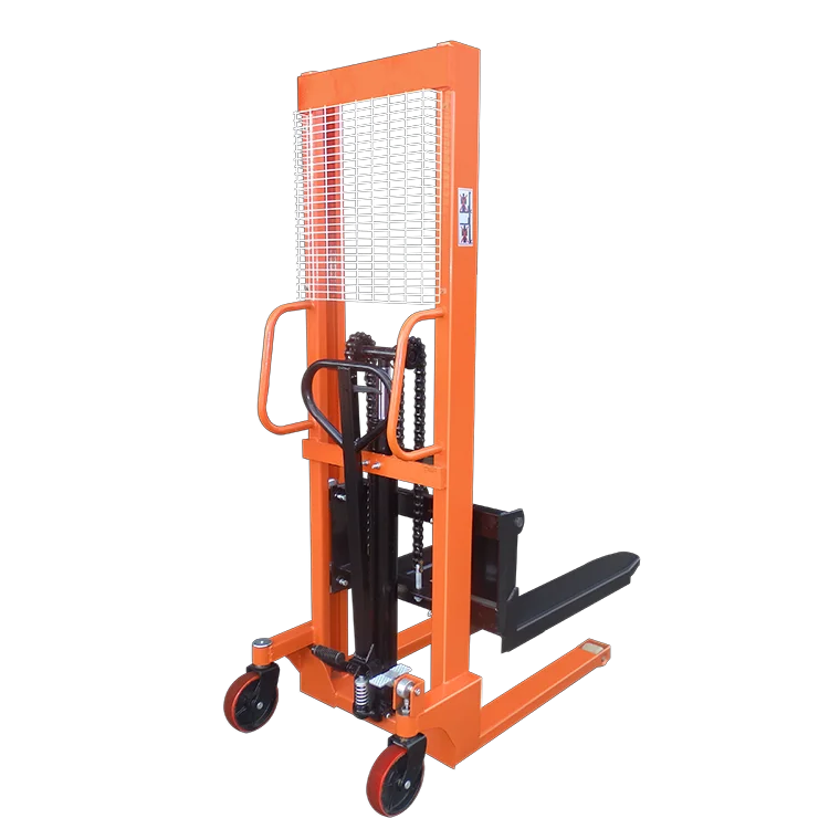 NIULI Manual Forklift Hydraulic Hand Lift Pallet Truck Stacker Telehandler