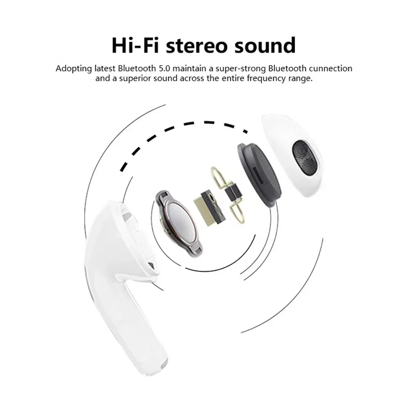 2021 AIR PRO6 TWS BT Stereo Waterproof Wireless Headphone pro 6 Earphone With Mic Earbuds For iPhone samsung