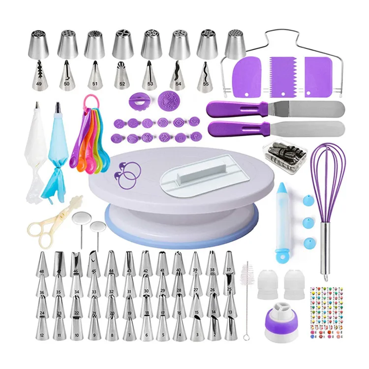 Cake Decorating Supplies Kit for Beginners 137 pcs Cake Decorating Kit  Baking Tools And Accessories