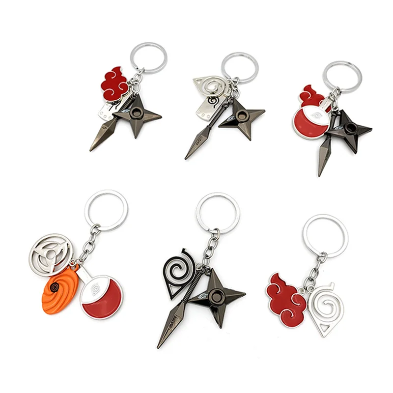 Новый аниме брелок игрушки Нарутос Какаши меч ниндзя кунай металлический кулон меч брелок игрушки