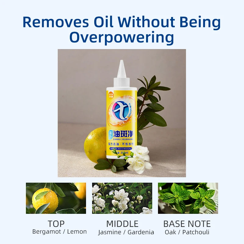 Effective Disposable Liquid Pigment Oil Stain Remover Strong Cleaner For Removing Oil Stains From Clothing