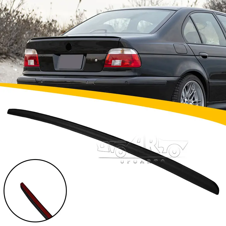 Wings ABS Plastic Carbon Fiber Rear Trunk Ducktail Boot Lip Spoiler For BMW 5 Series E39 M5 1997 1998 1999 2000 2001 2002 2003