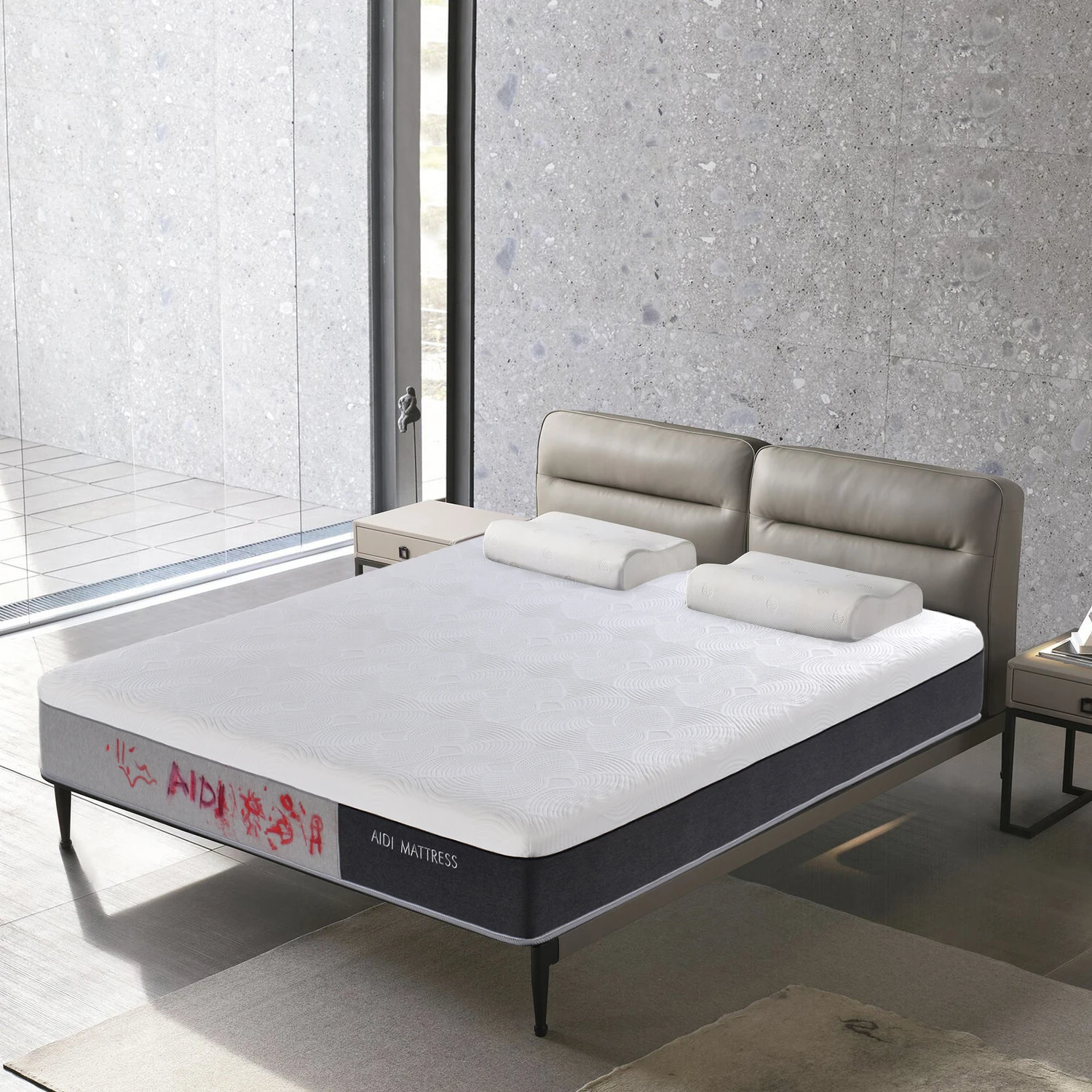 AIDI Manufacturer Prices Luxury Noble Sleepwell PROPRIETARY FOAM Spring Mattress Colchones Matla Madrass Zambil