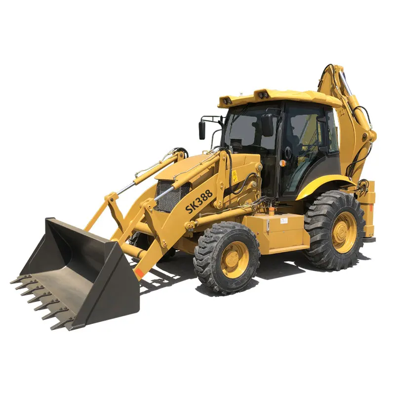 Chinese Diesel Epa Engine Escorts Digmax - II (2 WD) Mini Backhoe with Different Attachments with tractor loader backhoe