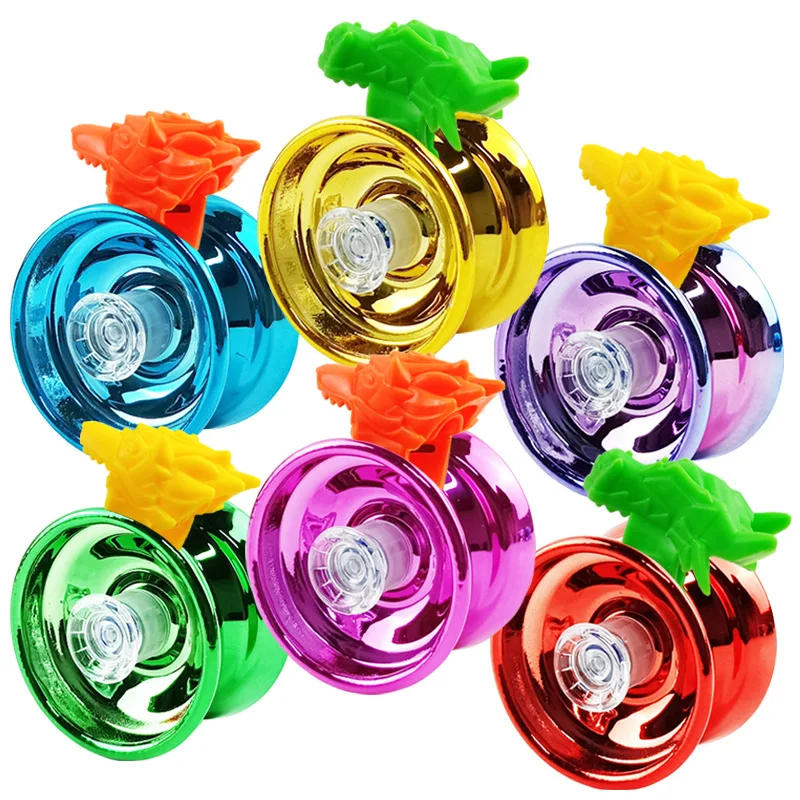 2024 Factory Direct Sale High Quality Alloy Yo-yo Children Multi Color Yo-yo Ball Educational Toys For Adult Gift