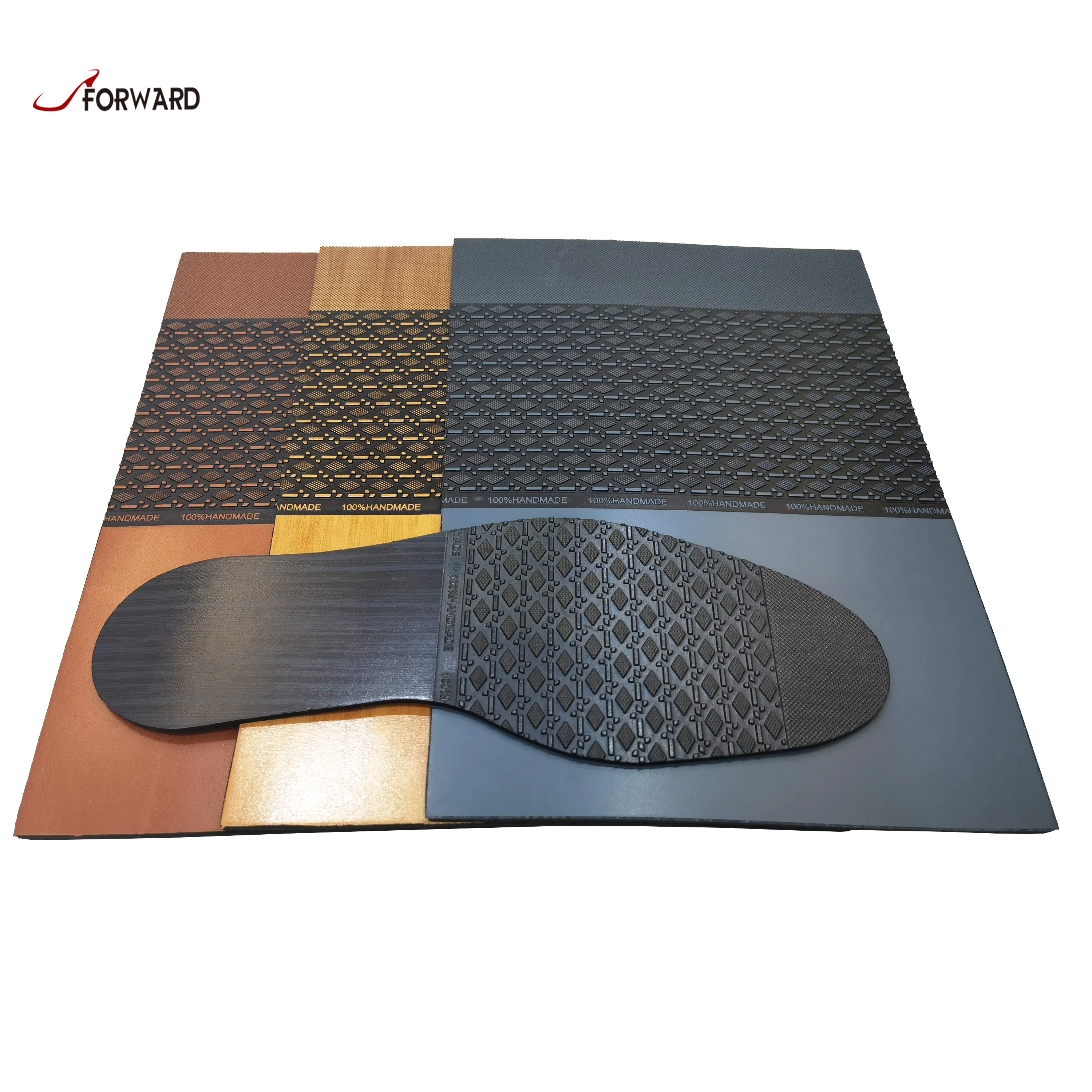 High quality popular design embossed rubber sheet for outsole