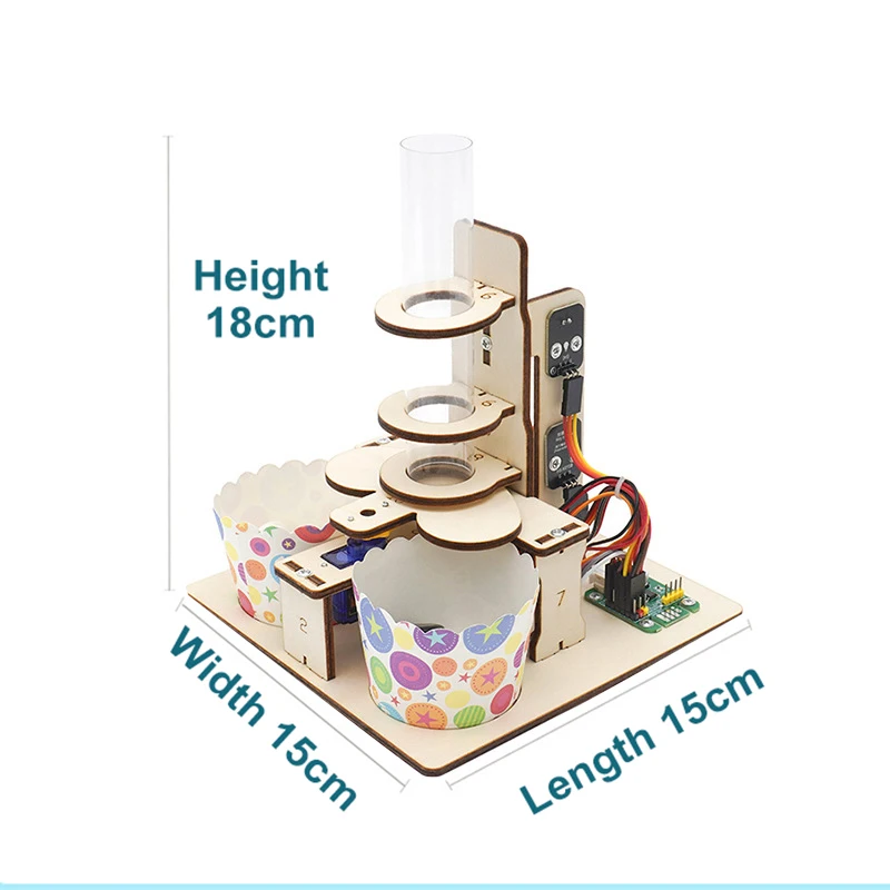 Factory Wholesale Science Discovery Experiment Kit Intelligent Go Sorter Model Wooden Jigsaw Puzzle for Kids.