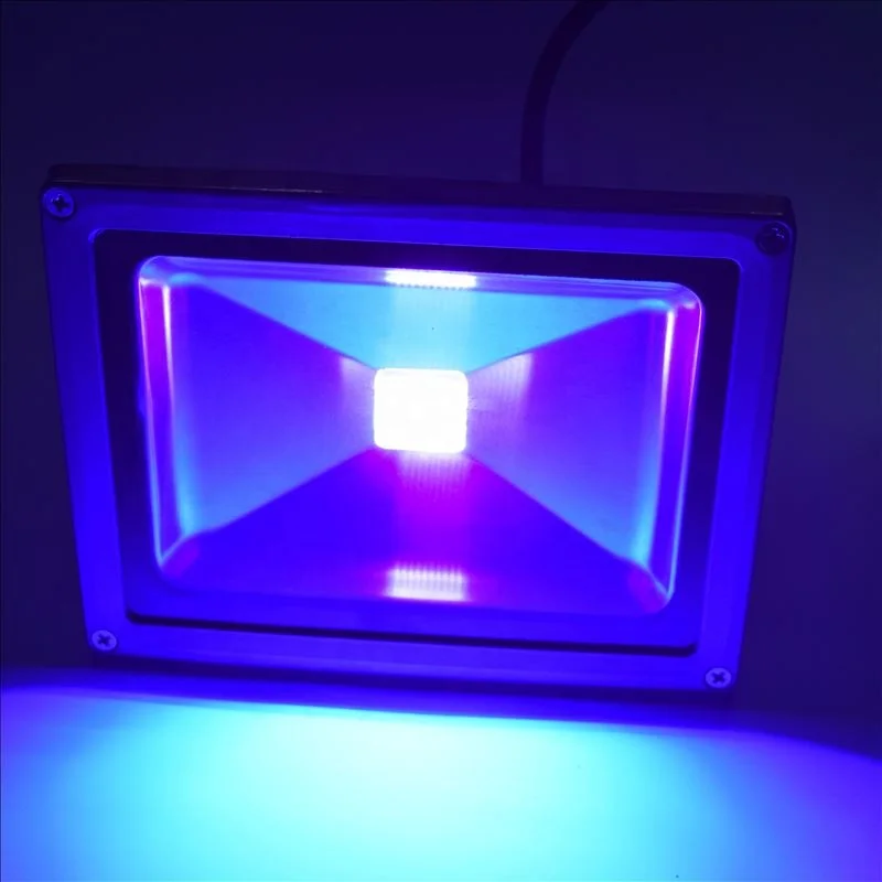 High Quality UV LED Floodlight 395-400nm Waterproof IP65 High Power UV Violet LED Flood Light