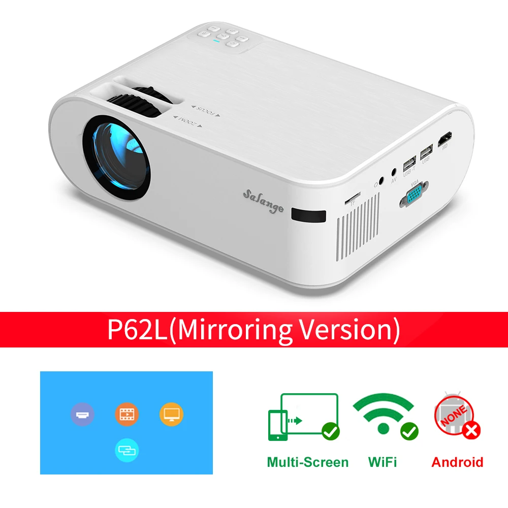  Latest Design Screen Led Portable Proyector Best Mini 4k 3d UWireless Android Wifi Multi Video