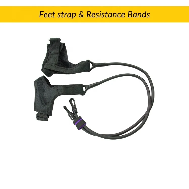 Latex Rubber Resistance Tube And Bands Swimming Training Kick Trainer With Shoulder Harness And Foot Harnesses
