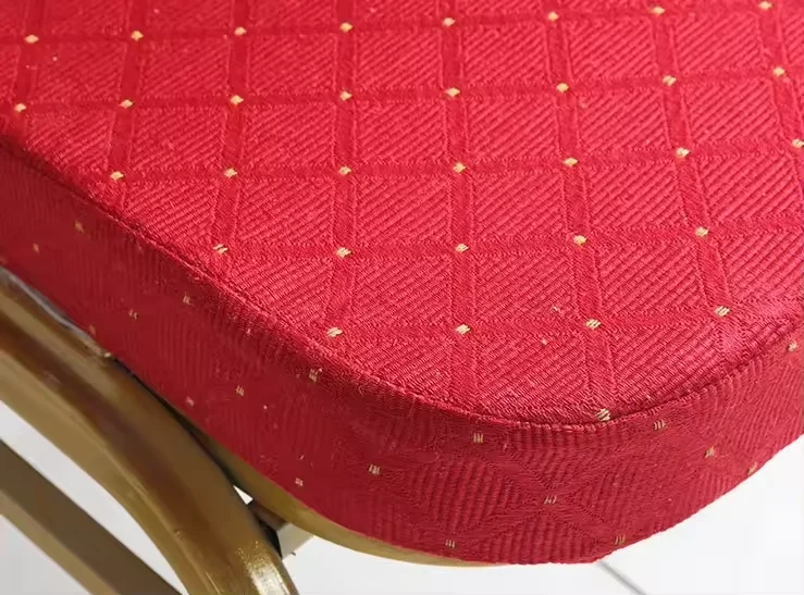 Hotel banquet wedding conference training VIP crown chair red soft pack ence chair wholesale customizable