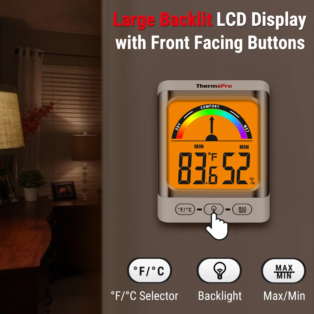 Amazon Top Seller ThermoPro TP52 Greenhouse Humidity and Thermometer Sensor