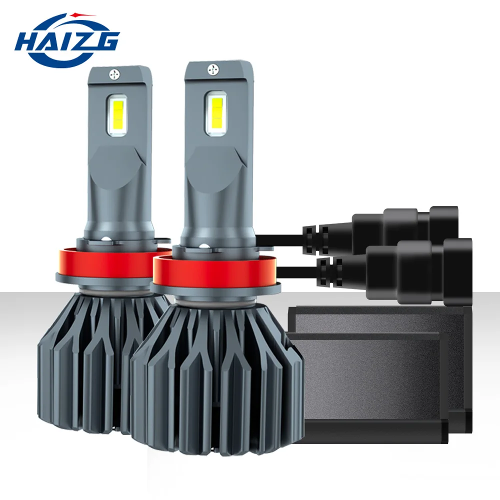 HAIZG Auto Lighting Systems 75w 15000lm H7 Bulbs Headlights Lamp H1 H4 H11 9005 Car Led Headlight bulb Canbus