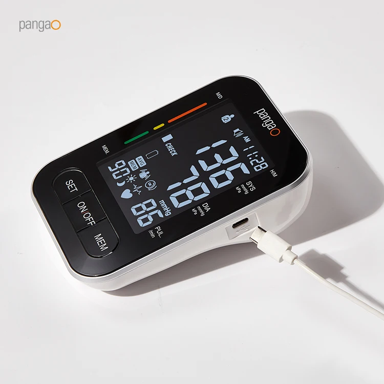 Household Medical Equipment Sphygmomanometer Fully Automatic Electric Arm Digital Blood Pressure Meter Monitor