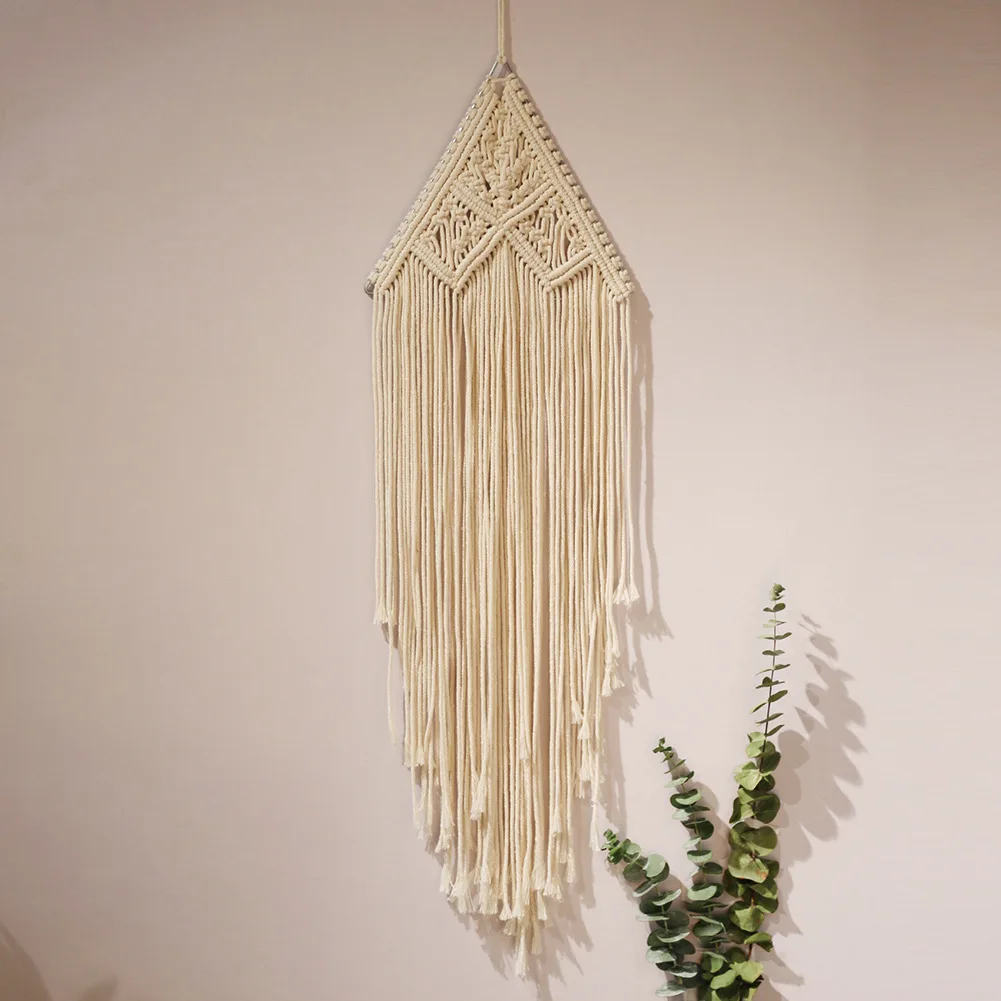 Baby Room Triangle Frame Bohemian Macrame Wall Hanging Handmade Home Decor Dream Catcher