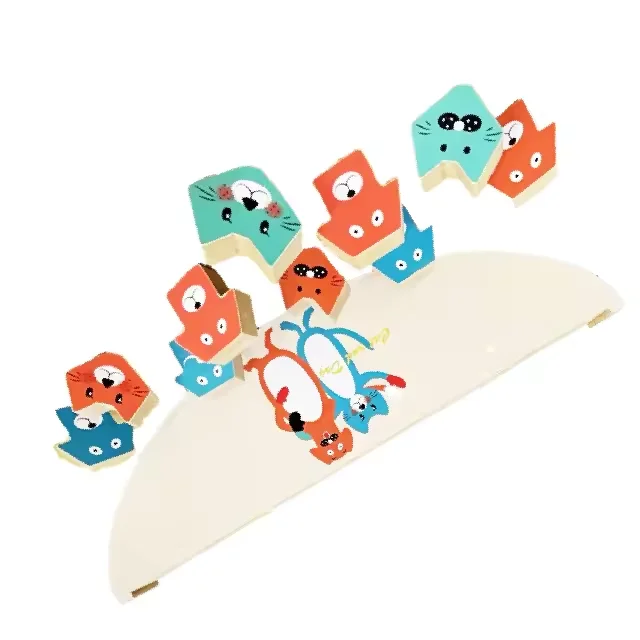 Moon Balancing Toy Animals Wood Moon Balancing Toy Baby Animals Wood Moon Balancing Toy