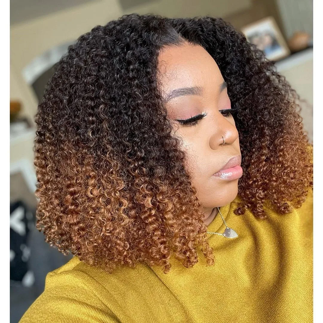 Wholesale Virgin Human Hair  Kinds Of Afro Kinky Curly Can Be Dyed All Color 13*4 13*6 Lace Front Wigs For Women