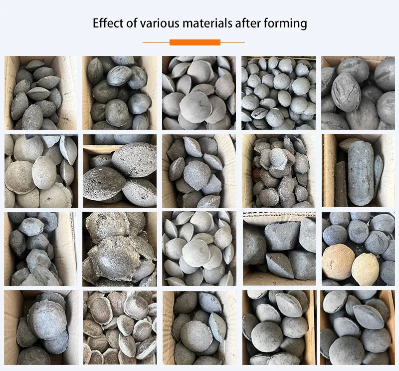 Anthracite Biochar Coal Aluminum Dross Fuels Automatic Carbon Briquette Making Press