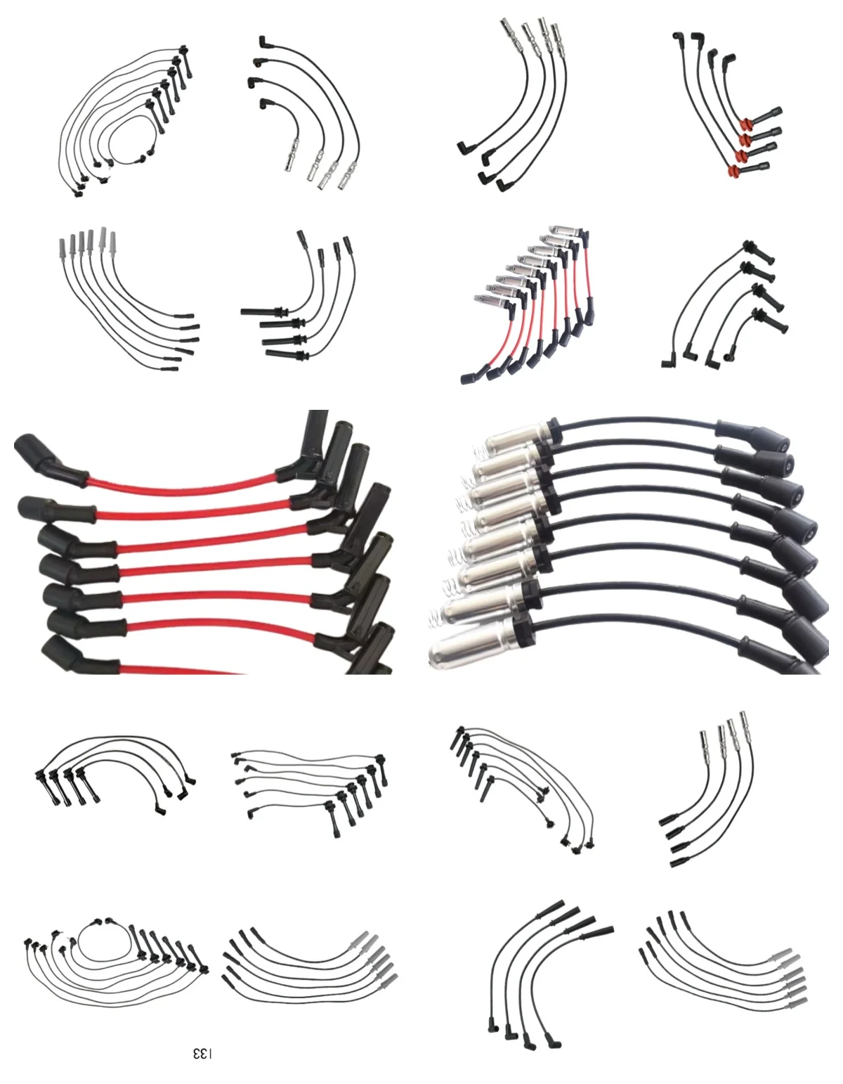 Oem 24544373-6 Ignition Spark Plug Cable For Spark New Sail Hongguang Lifan Letu 1.2L