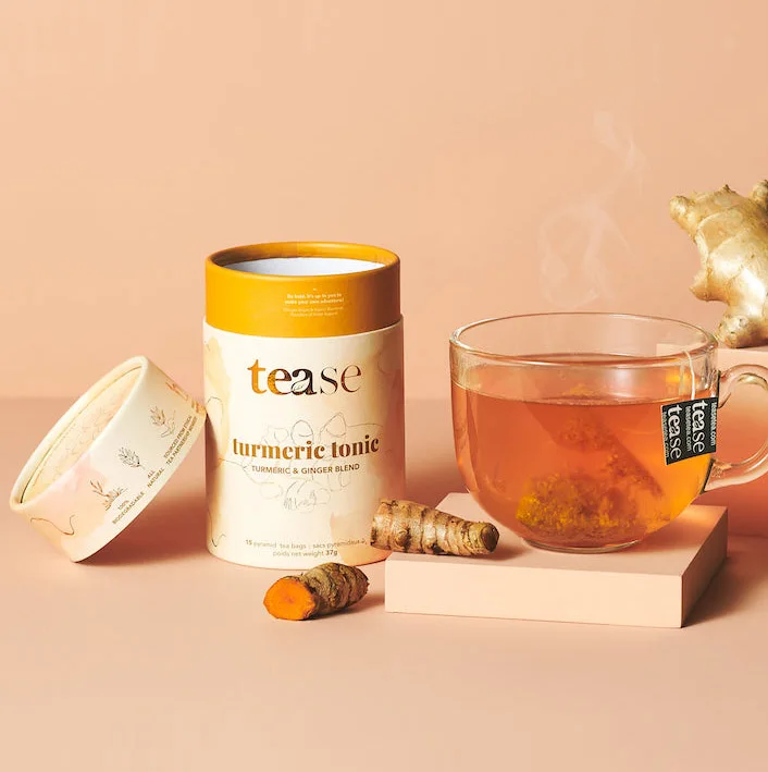 Food grade customized design tea bag package box cardboard food health supplement paper tube with roll edge packaging