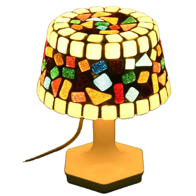 Artop Wholesale DIY Handmade Material Package Mosaic Table Lamp