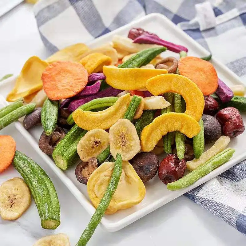 Healthy Snacks Tea time Snacks Freezed dried vegetable snacks Fruit Chips Assorted Taste Crisp Dried Fruit