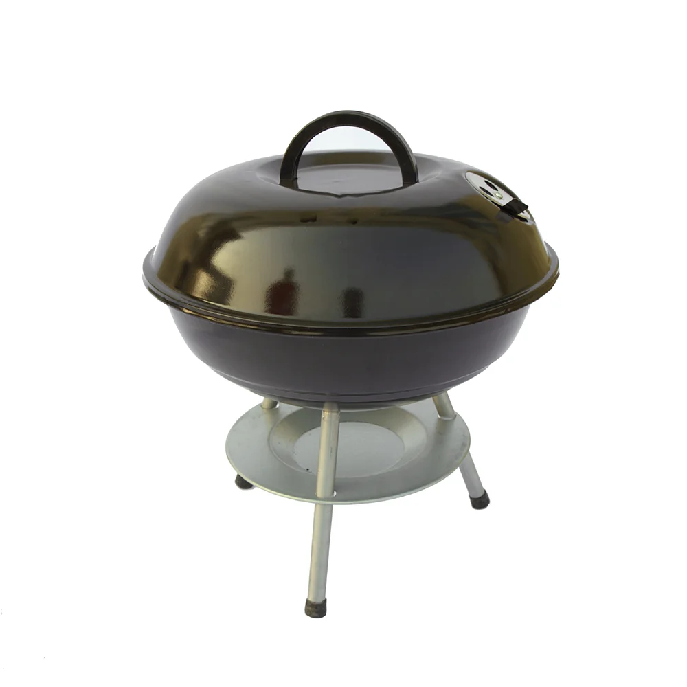 Grill BBQ Machine With Motor Grills,Camping Outdoor Kitchen Charcoal Trolley Barbecue Electric Stainless Steel/