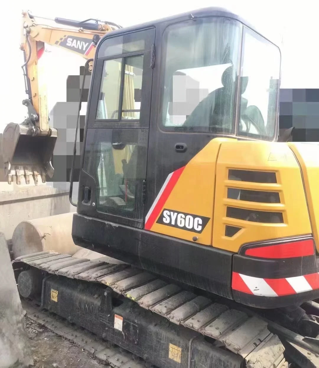 High Quality SANY 60C Crawler Excavator Japan Original Used Low Price in Shanghai Featuring Core Components Engine and Pump
