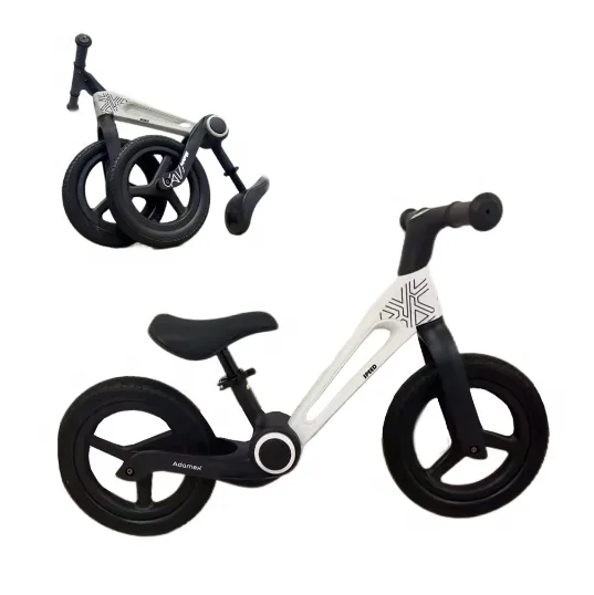 Kids Baby Magnesium Aluminum No Pedal Foldable Learning Bikes Children Running Bike Children Walking Balance Bicycle Bike