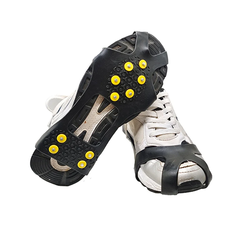 Non Slip Snow Shoe Spikes Winter Anti Slip Ice Grips Cleats Crampons Climbing Outdoor Shoe Crampons
