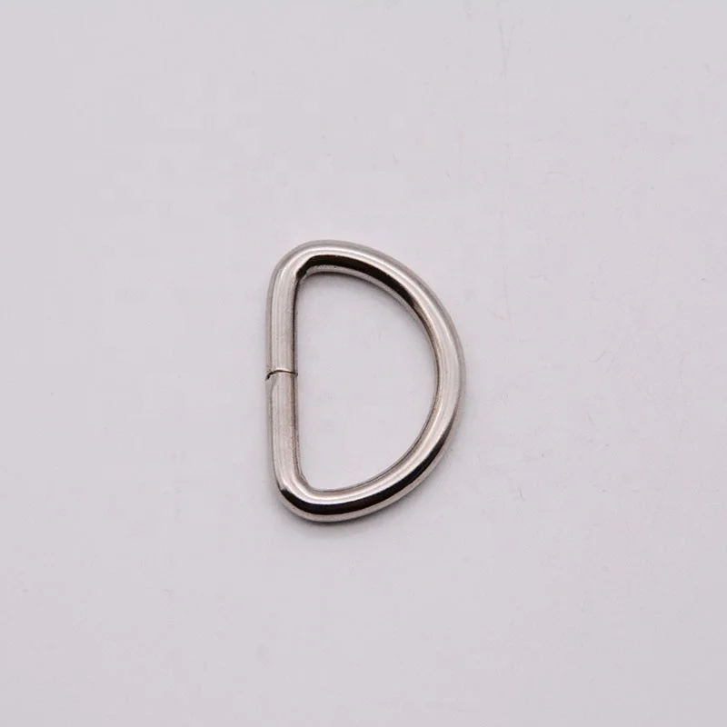 Factory direct production Metal D-Rings D Ring Loop Buckle For Bag Backpack