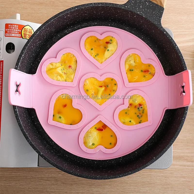Durable Pancake Molds Ring Silicone Fried Egg Mold Reusable Pancake Maker Egg Ring Kitchen Cooking Baking Tools