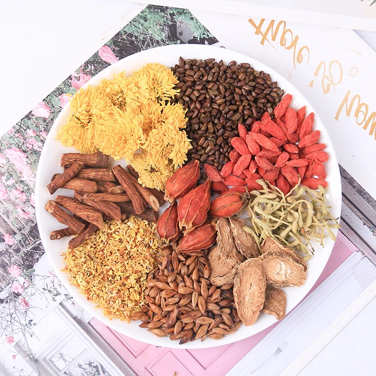 Wholesale Liver Tea Formula Chrysanthemum Cassia SeedHoneysuckle Detox Health Tea Bags Clear Fire Sachet Chinese Tea