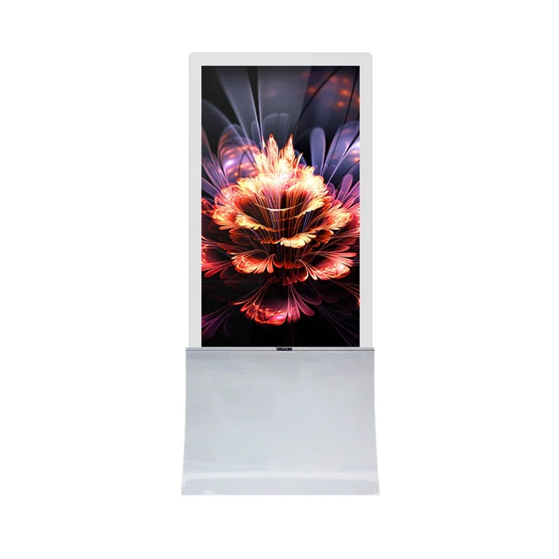 55-дюймовый двухсторонний тотемный экран без касания OLED рекламный дисплей для торгового центра