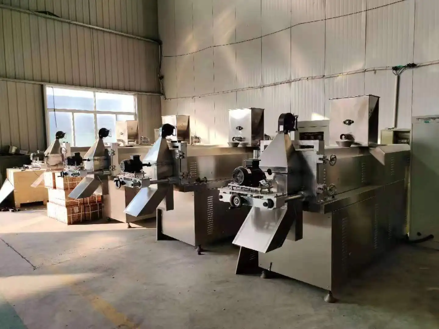 HK competitive price 200-260kgs Spaghetti pasta industrial making line machine pasta production machine